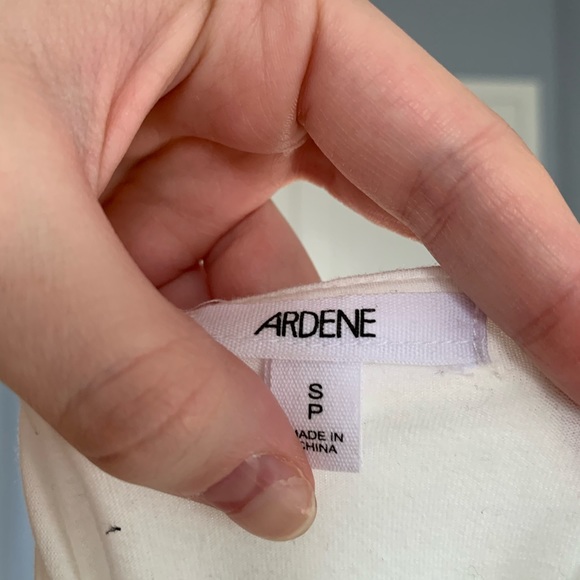 White deep neck bodysuit - Picture 5 of 6